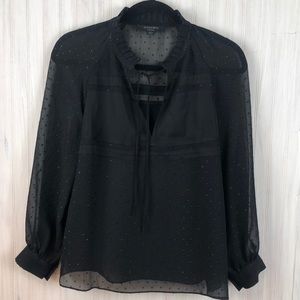 ALL SAINTS SHEER BLOUSE